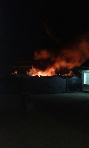 Знову пожежа: цього разу в Дубно горіла металобаза!