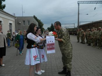 Вранці відправили хлопців на ротацію у зону АТО, а ввечері - зустріли