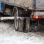 Біля Рачина у сніговому заметі застрягла "фура"