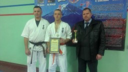 Нагородили володаря Кубку Західної України з кіокушин-карате