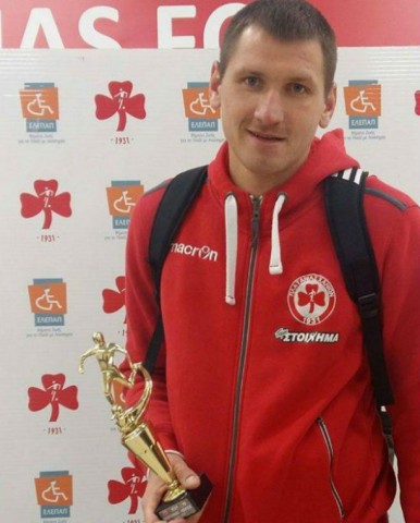 Футболіст з Дубна забив дебютний гол у чемпіонаті Греції