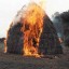 На Дубенщині згоріло 100 кг соломи