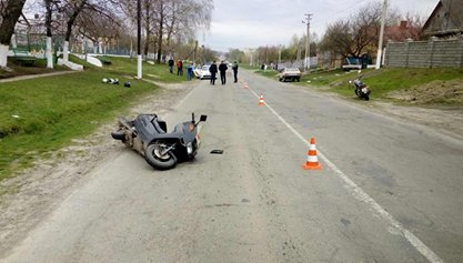 У Рачині бабуся потрапила під мопед