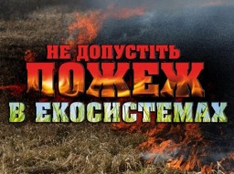 Рятувальники закликають громадян не провокувати пожежі у природних екосистемах