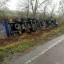 П'яний далекобійник перекинув DAF у кювет