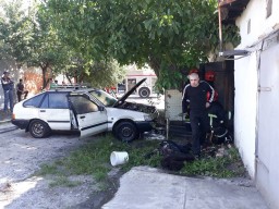 Дубенські вогнеборці врятували від знищення вогнем легковий автомобіль Toyota Corolla