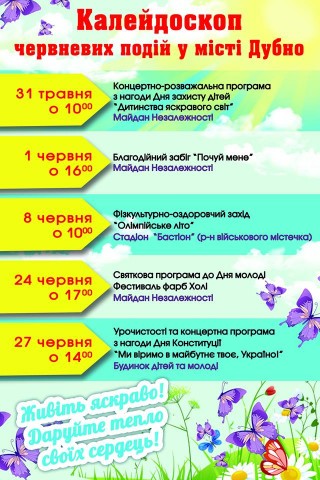 Калейдоскоп подій у Дубні