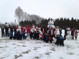 На Рівненщині триває зимовий конкурс «Сніговик FEST»