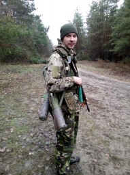 На підтримку бійця АТО у Дубні організували флеш-моб