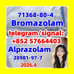 Cas 71368-80-4 Bromazolam 99.8% white powder 71368-80-4 99% white crystals