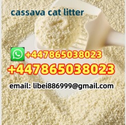 High Absorption Biodegradable Cassava Cat Litter Long-Lasting Pet-Safe Easy to Clean Deodorant White
