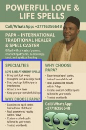 +27716356648 BEST ONLINE MAGIC VOODOO LOST LOVE SPELLS TO BRING BACK AN EX LOVER PERMANENTLY AND FAS