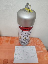 Hydrargyrum, Quicksilver,  CAS №7439–97–6 Silver Liquid 99.999% Mercury