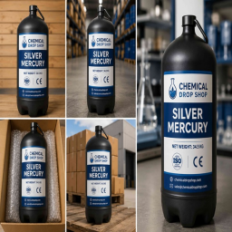99.99995% Pure Silver Liquid Mercury For Sale
